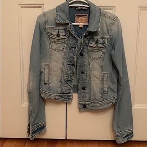 Abercrombie and Fitch light jean jacket medium